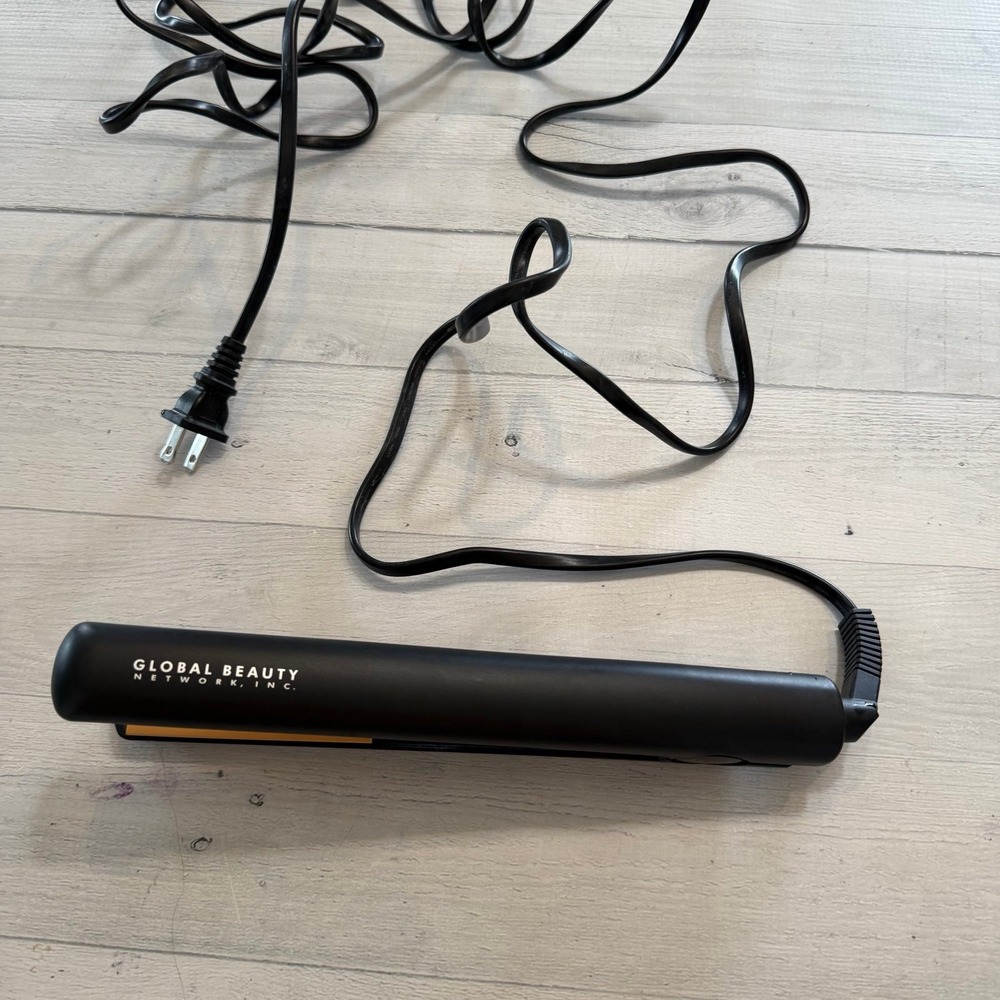 CHI Original Ceramic‎ Hair Straightening Flat Iron 1" Plates Black Professional